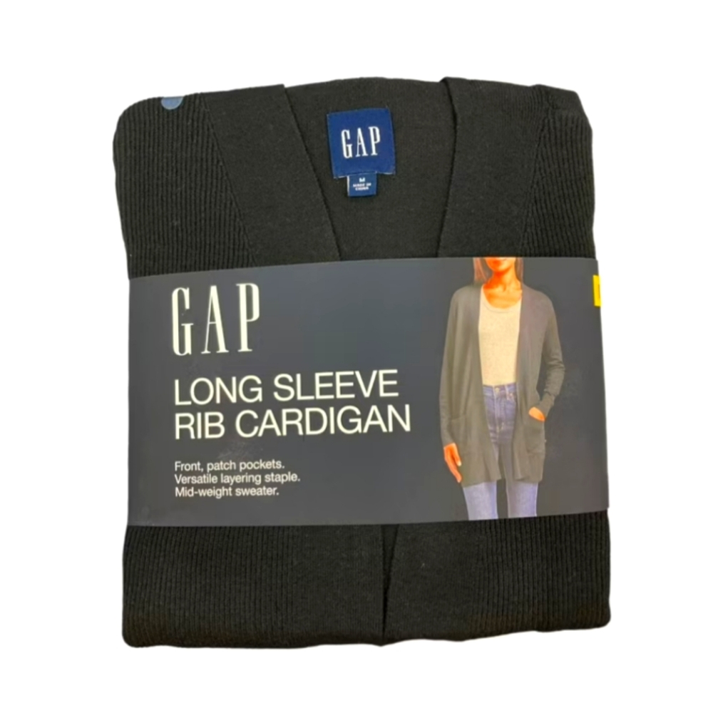 GAP Women's Mid Weight Front Patch Pockets Long Sleev